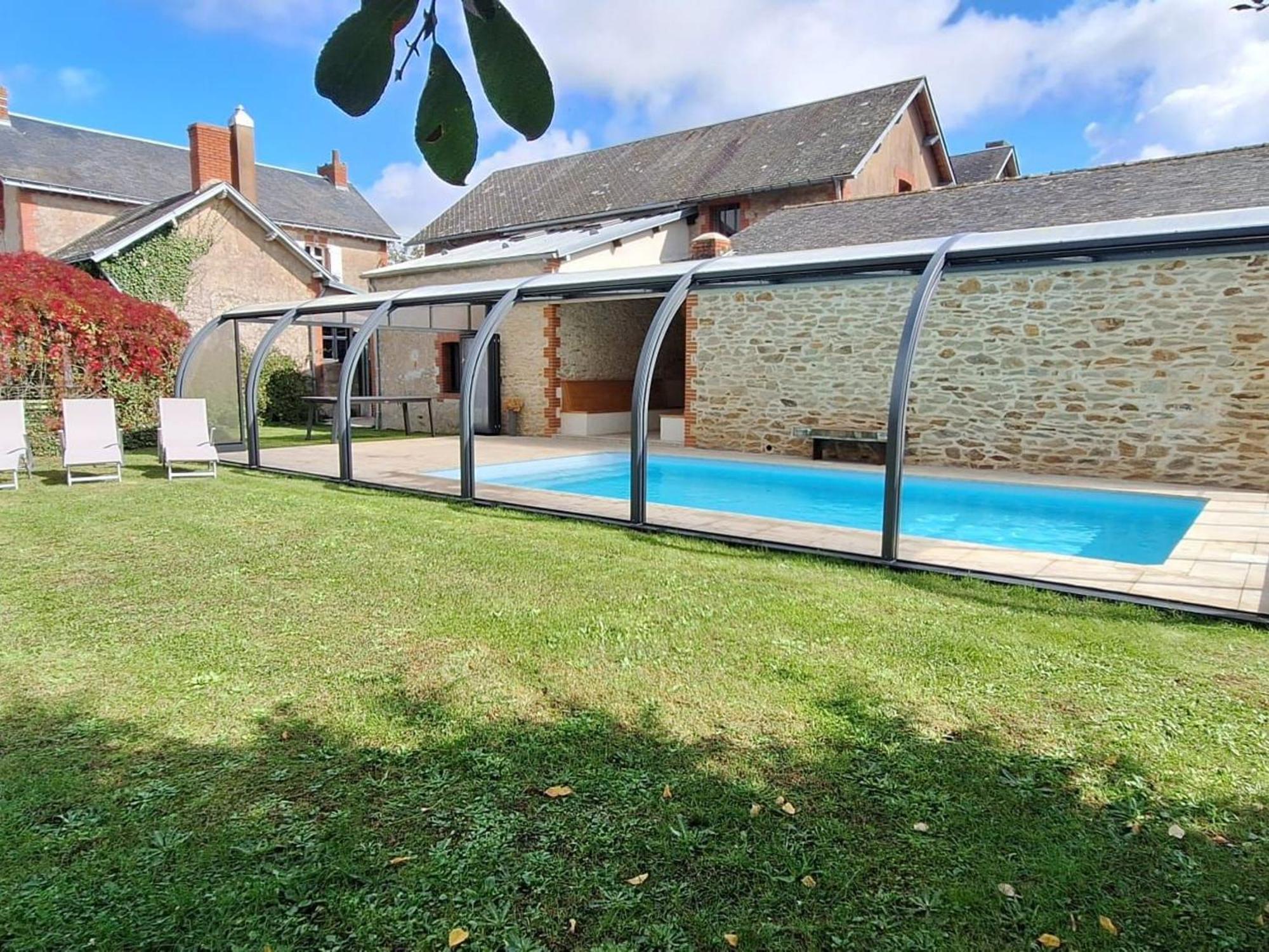 Gite Familial Avec Piscine Chauffee A Lege - Fr-1-306-1296 Exterior foto